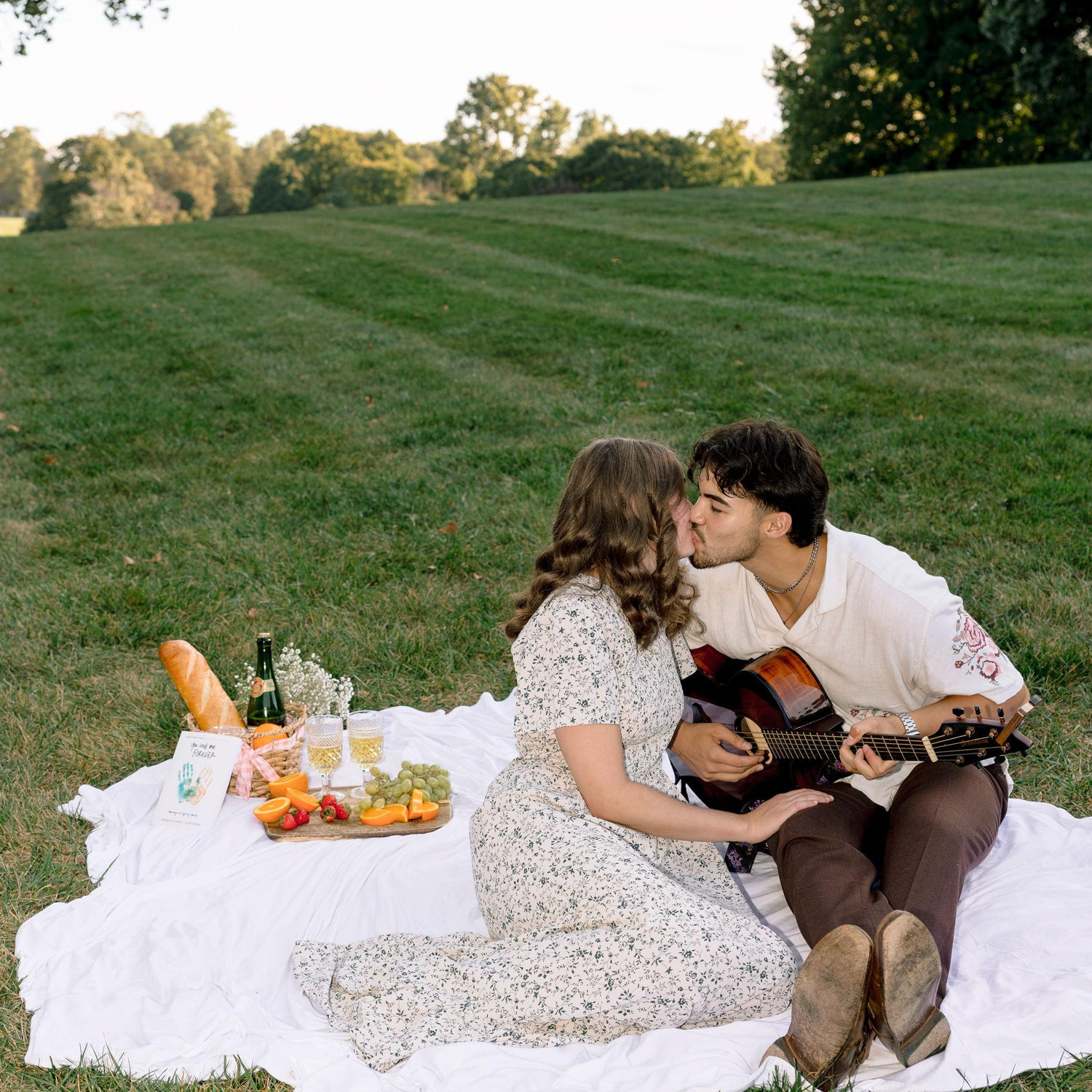 A beautiful picnic in Loose park, Kansas City, Missouri.