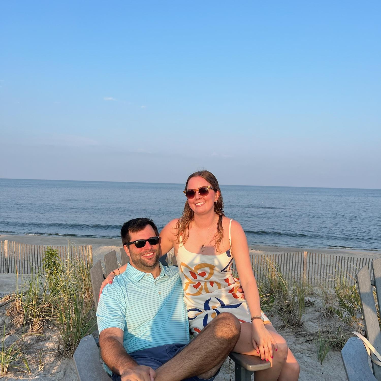First (of many!) trips to the shore!