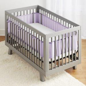 BreathableBaby® Classic Breathable® Mesh Crib Liner- Lavender