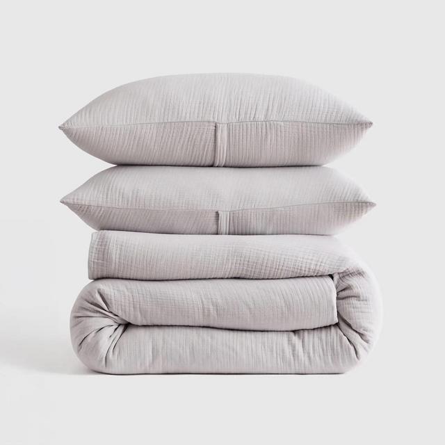 Organic Airy Gauze Duvet Cover Set | Quince