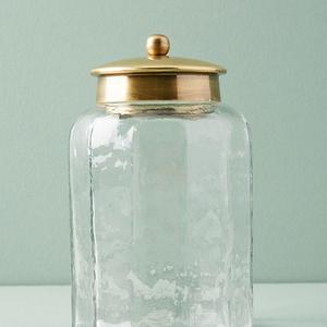 Golden Glass Bath Collection- small jar