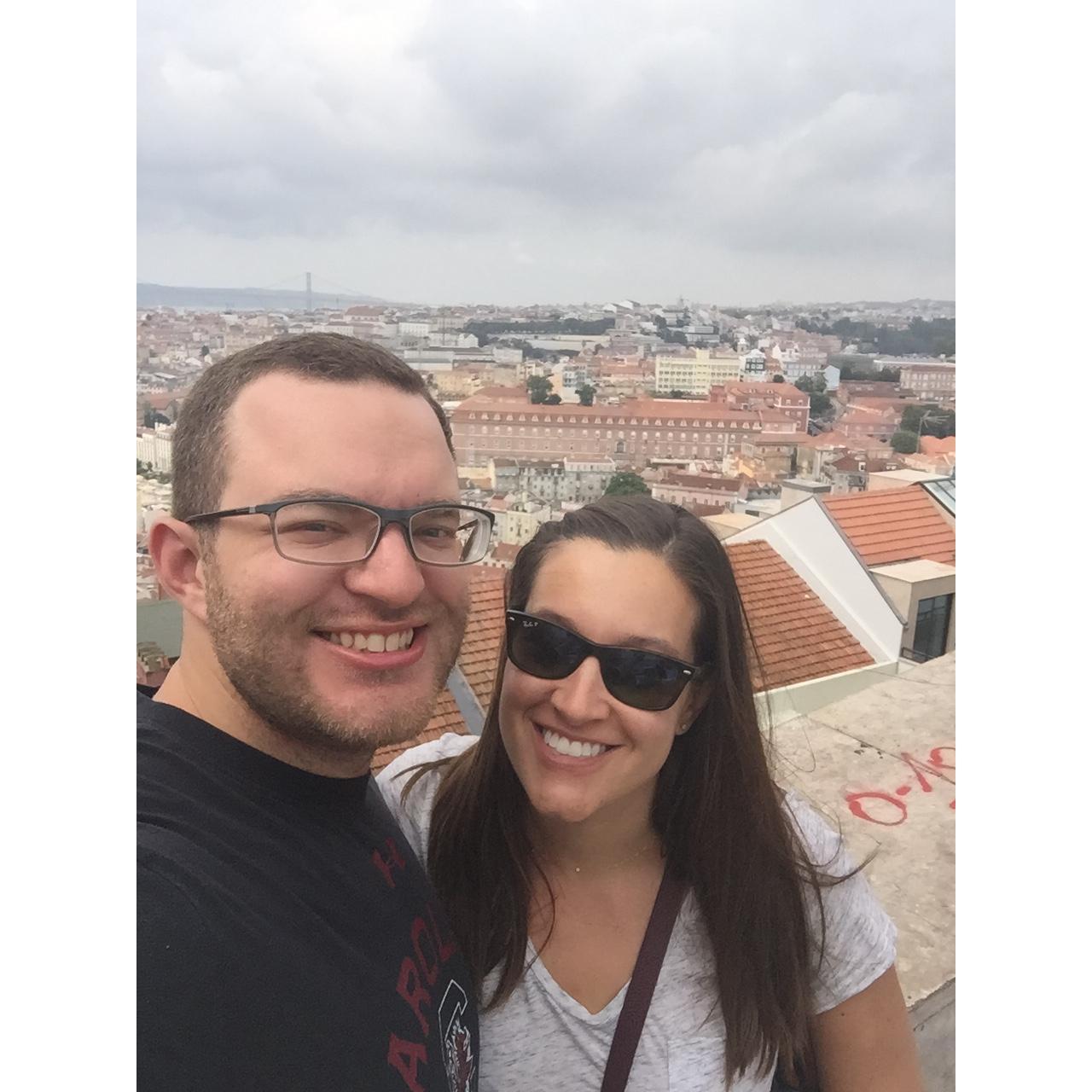 Lisbon! Our first Europe trip together.