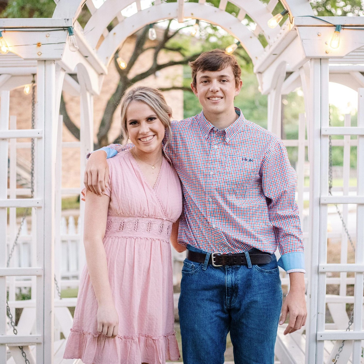Taken moments before Carter asked Rachel to be his girlfriend!