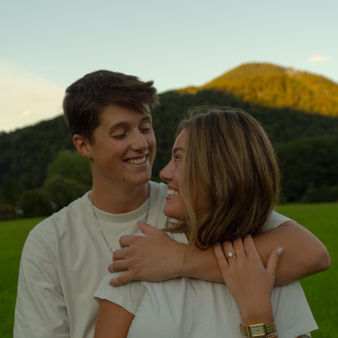 Our engagement pictures in the hills of Austria!
