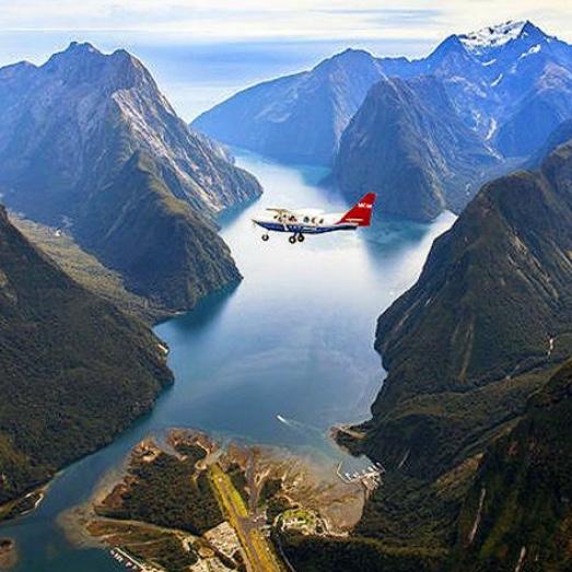 Flight Tour of Milford Sound