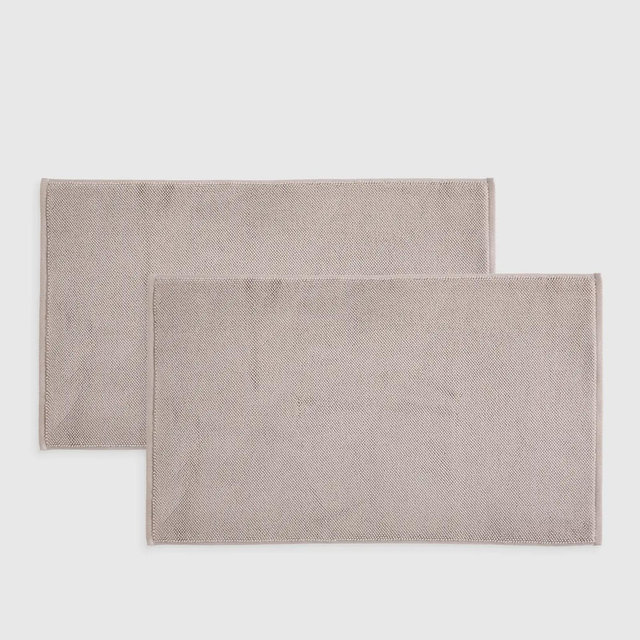 Turkish Cotton Bath Mat Bundle - Grey