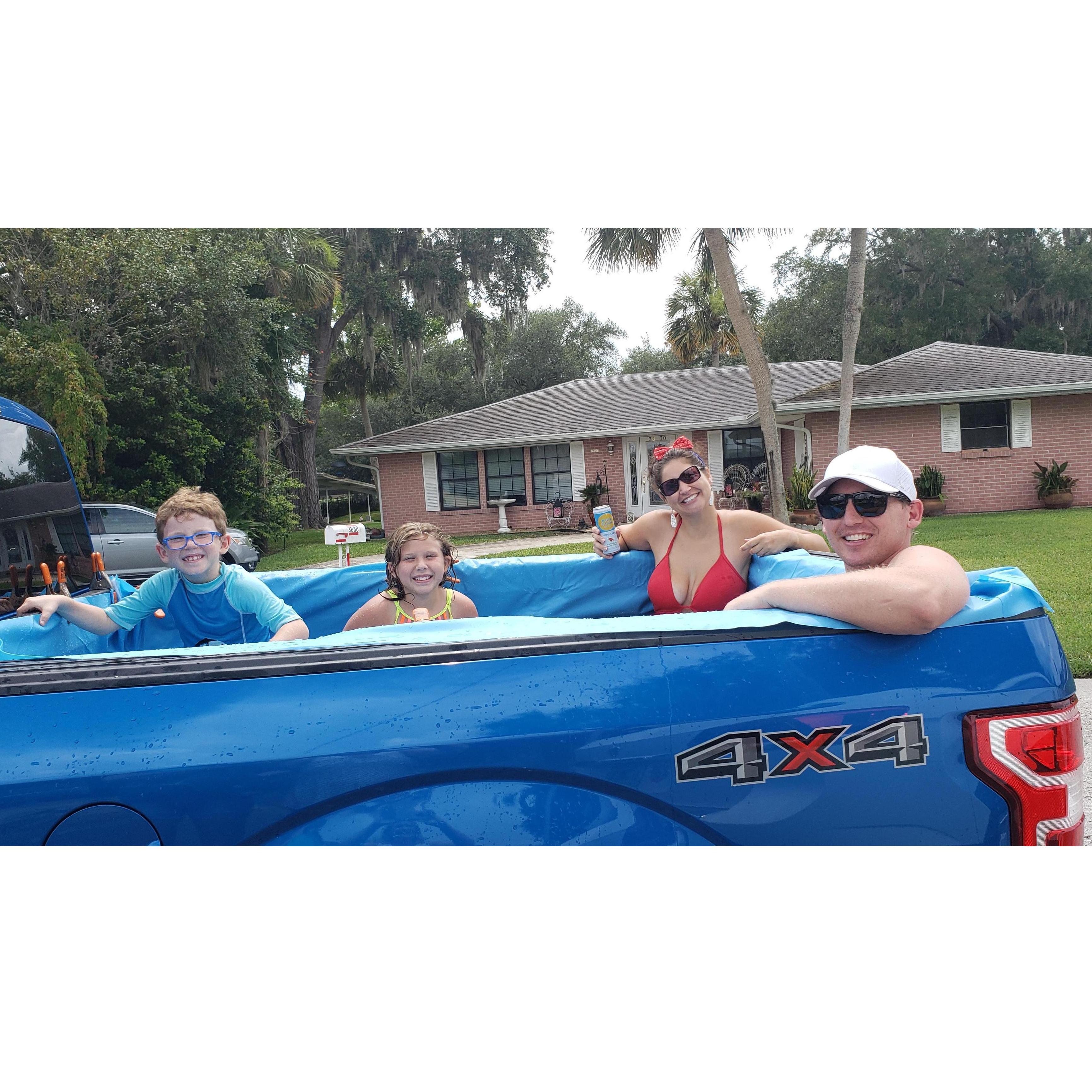 Nothing says 4th of July in Florida like a pick up truck pool!! 2020