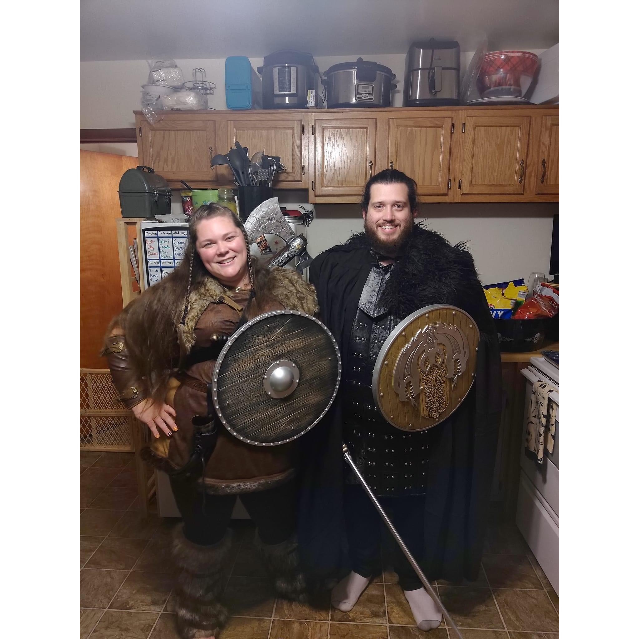 Just a Shield Maiden and her Jon Snow.