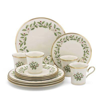 Lenox® Holiday™ 12-Piece Dinnerware Set