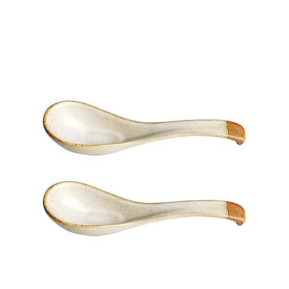 Handmade ceramic spoons