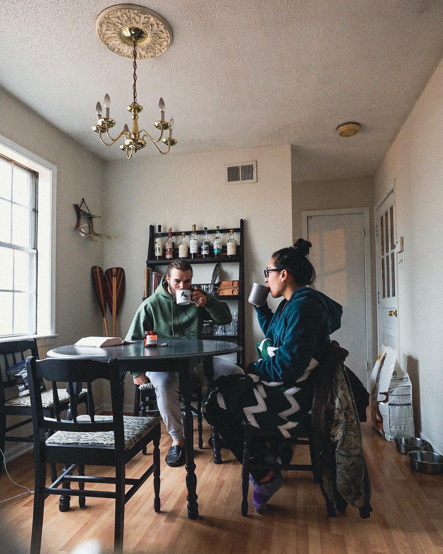 We love having coffee together. Especially trying specialty coffee shops!