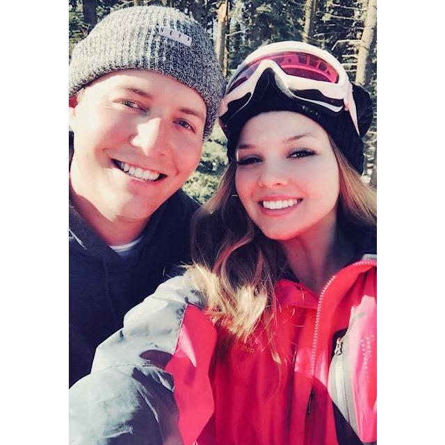 My first snowboarding trip.