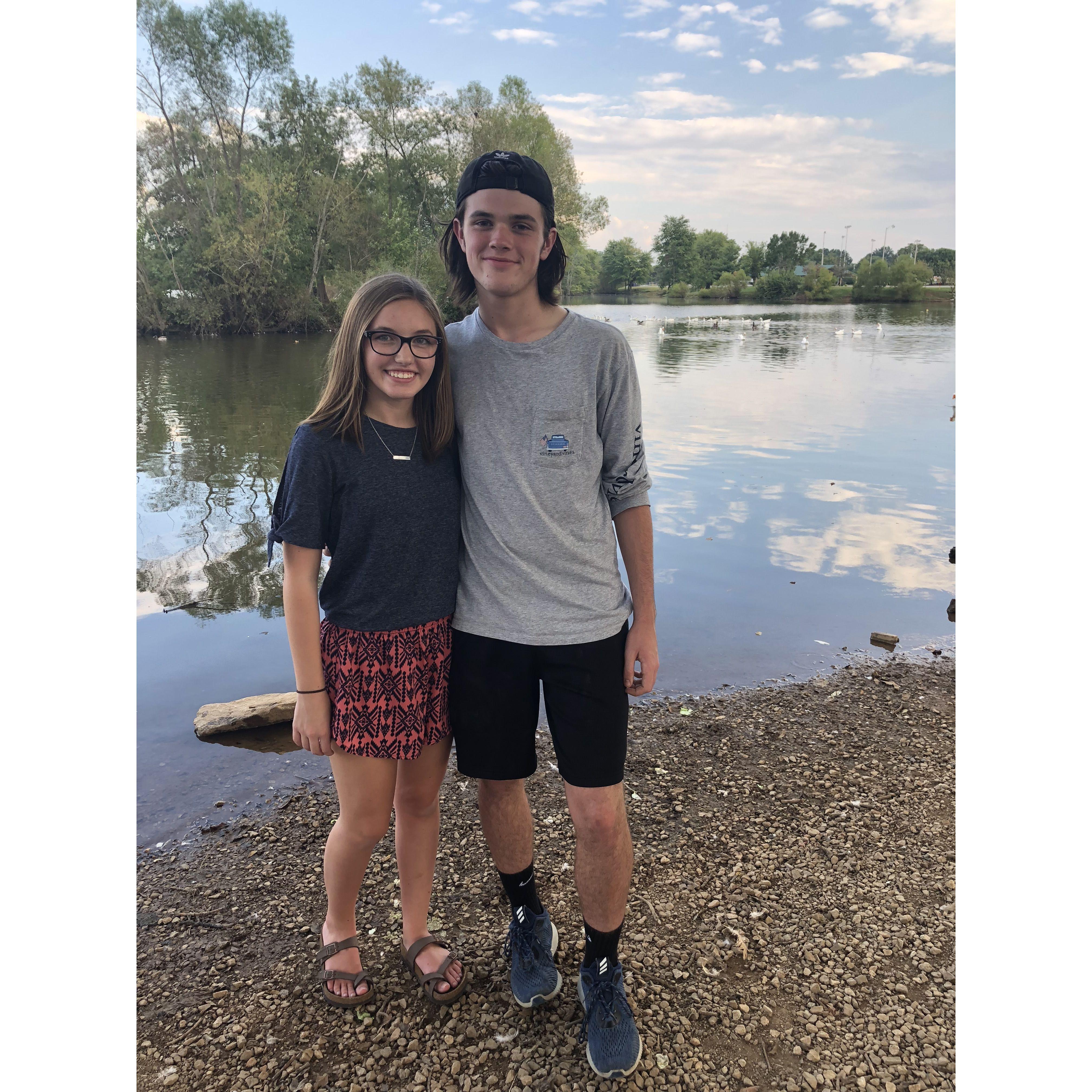 October 2018 - Shortly after we started dating 😊