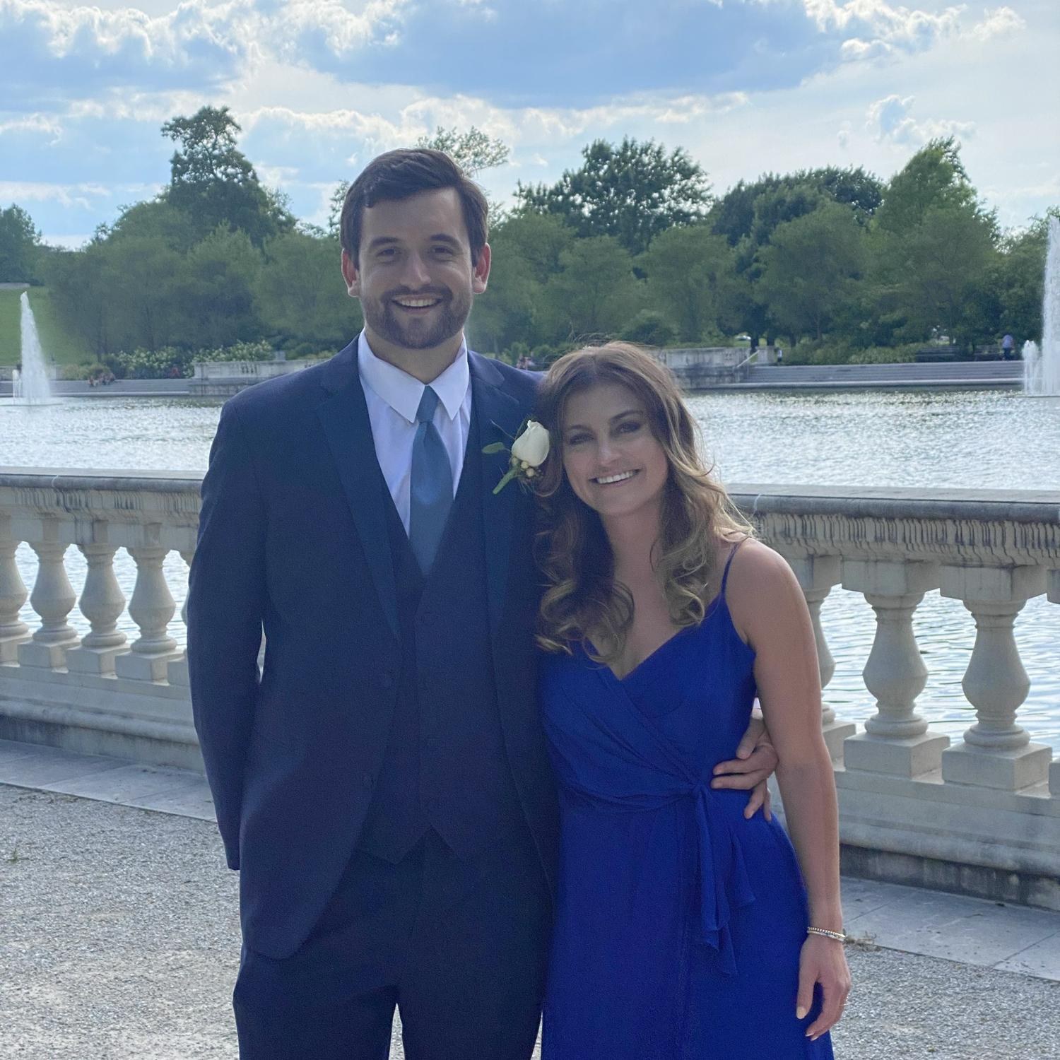 Our first wedding together, where Sam was the Best Man for Nick + Natalie!