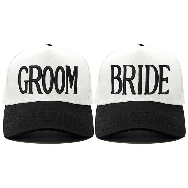 HubbyWifeyGifts Hubby and Wifey Hats, Bride & Groom Honeymoon Essentials，Engagement Gifts | Newly Wed Gifts for The Couple
