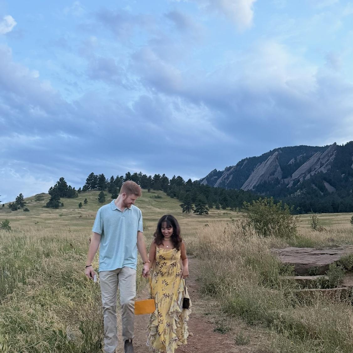 This our engagement mountain forever <3