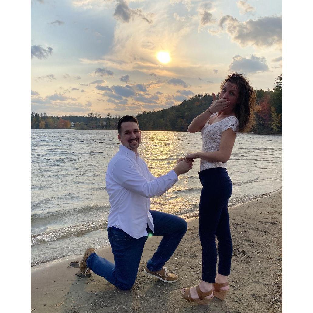Schroon Lake Engagement Photo Shoot, 2020