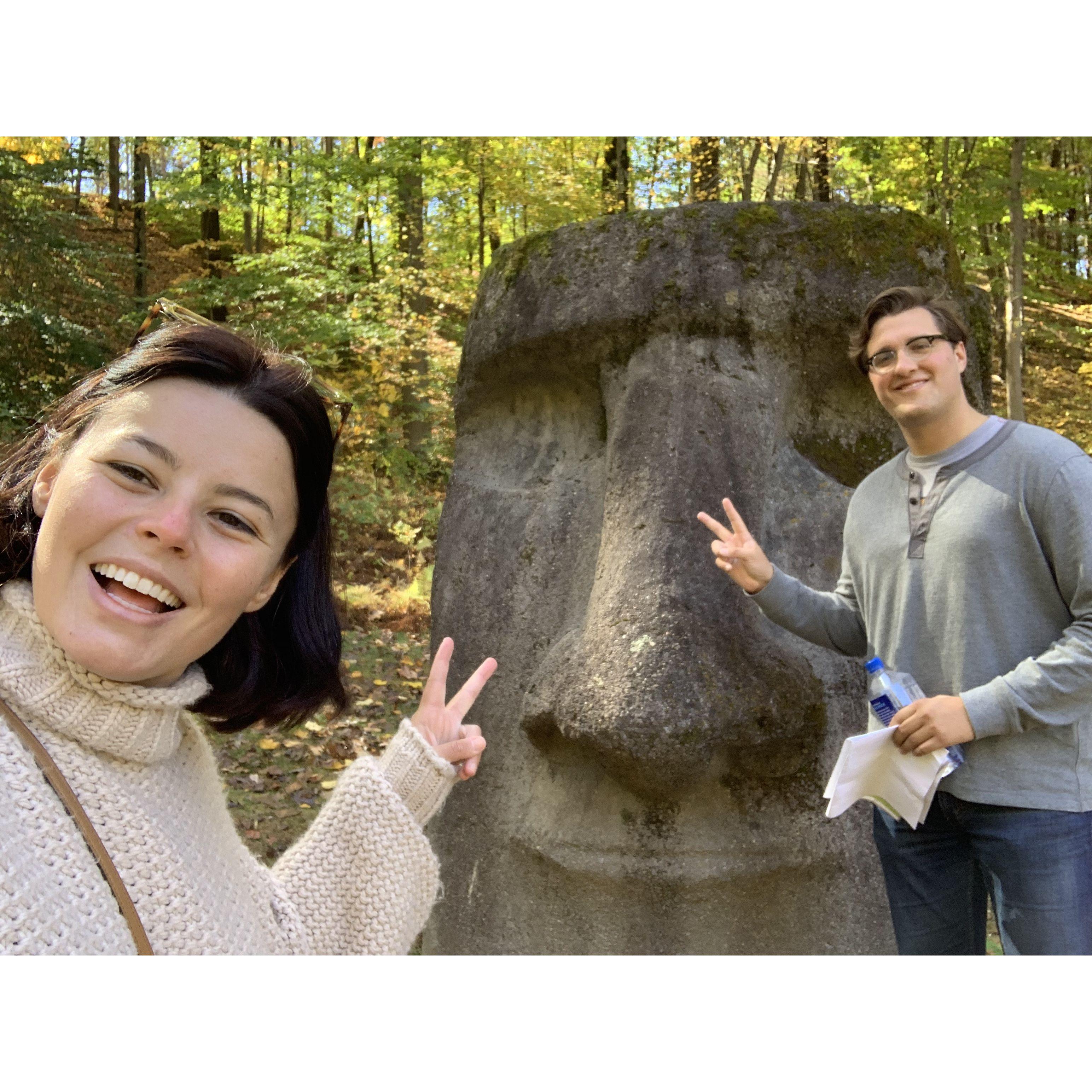 Our first trip to Storm King, where Christian would eventually propose roughly three years later