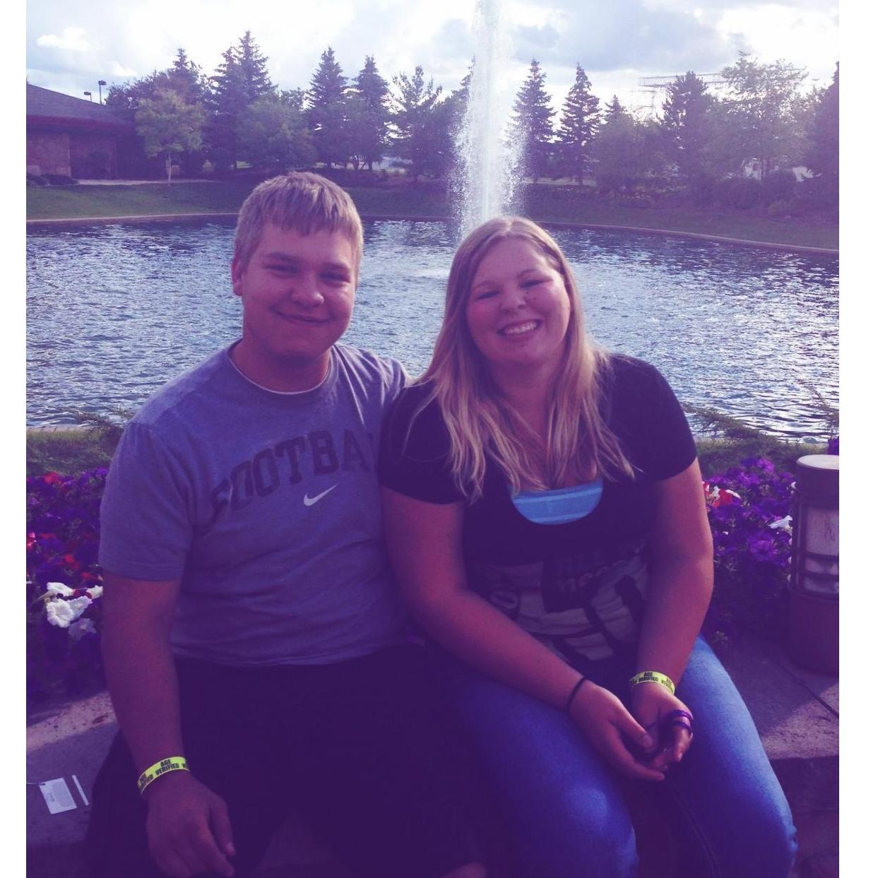 One of our first trips together- Soaring Eagle Casino and Resort.