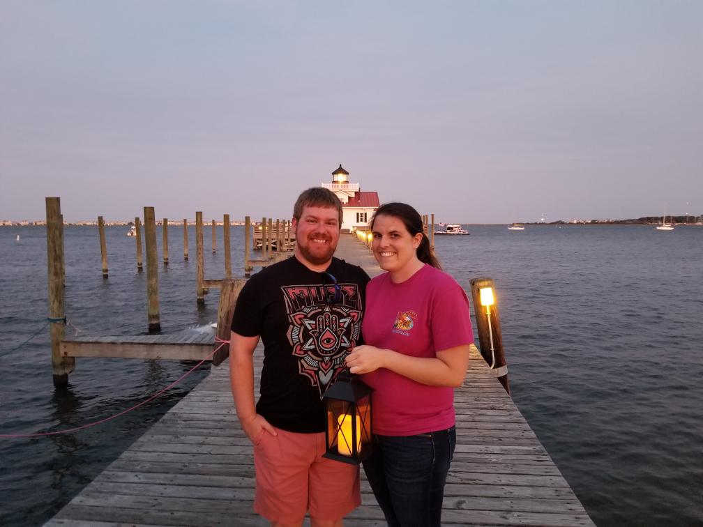 Ghost tour in Manteo. No ghosts were seen. Sad.