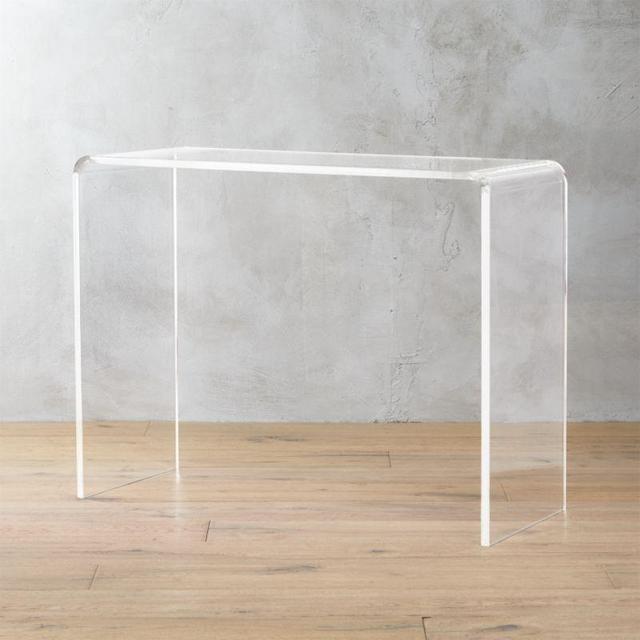Peekaboo 38" Acrylic Console Table