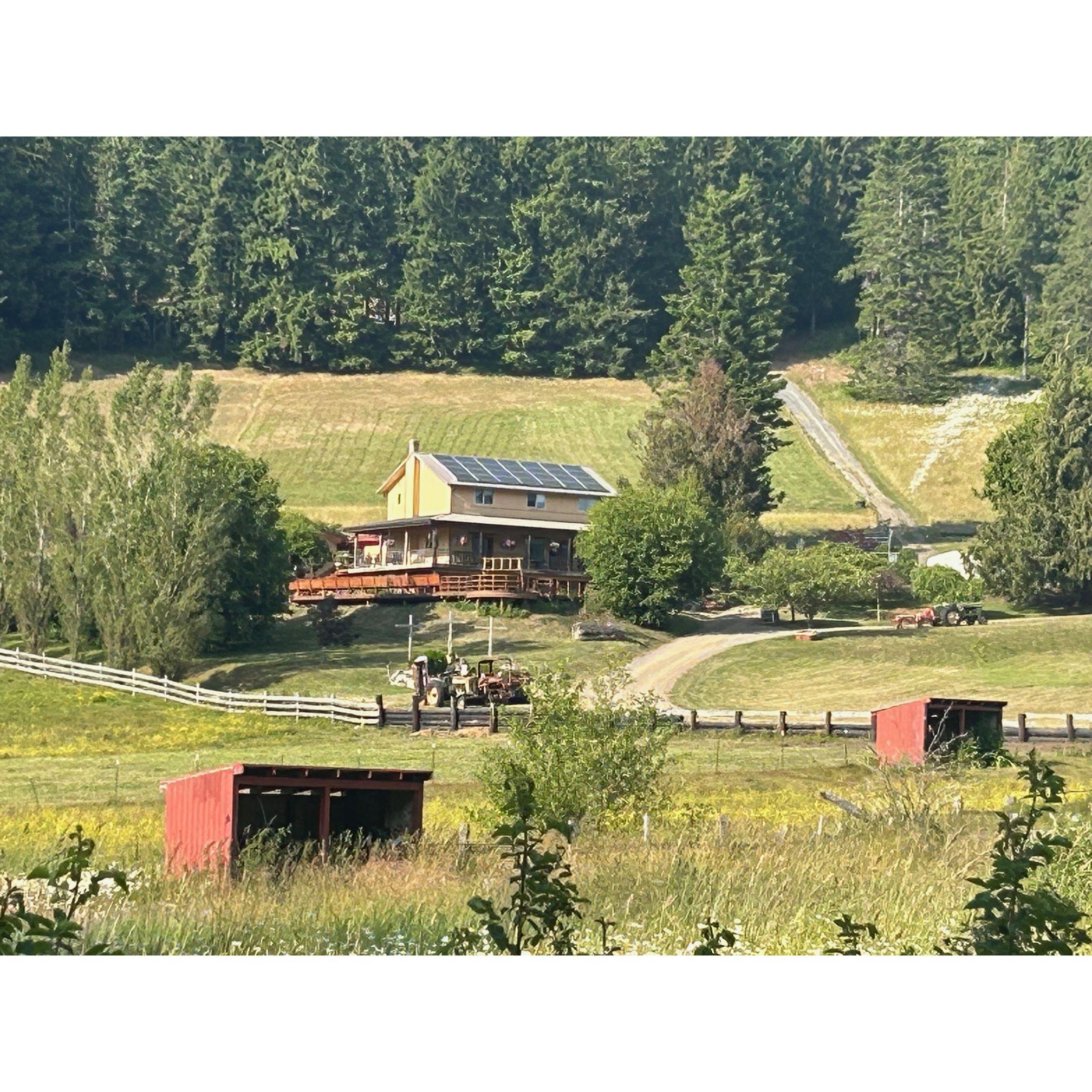 Wedding venue from our driveway