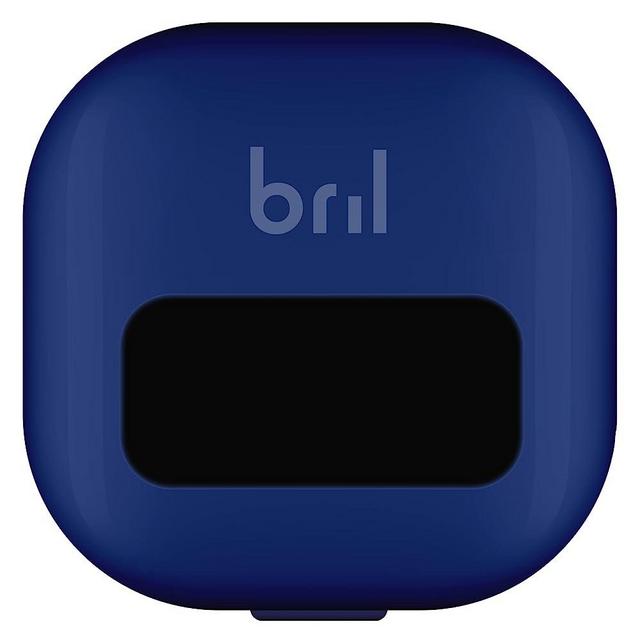 Bril UV-C Toothbrush Sanitizer, Portable Sterilizer, Cover, Holder, and Case for Any Size Toothbrush, Navy