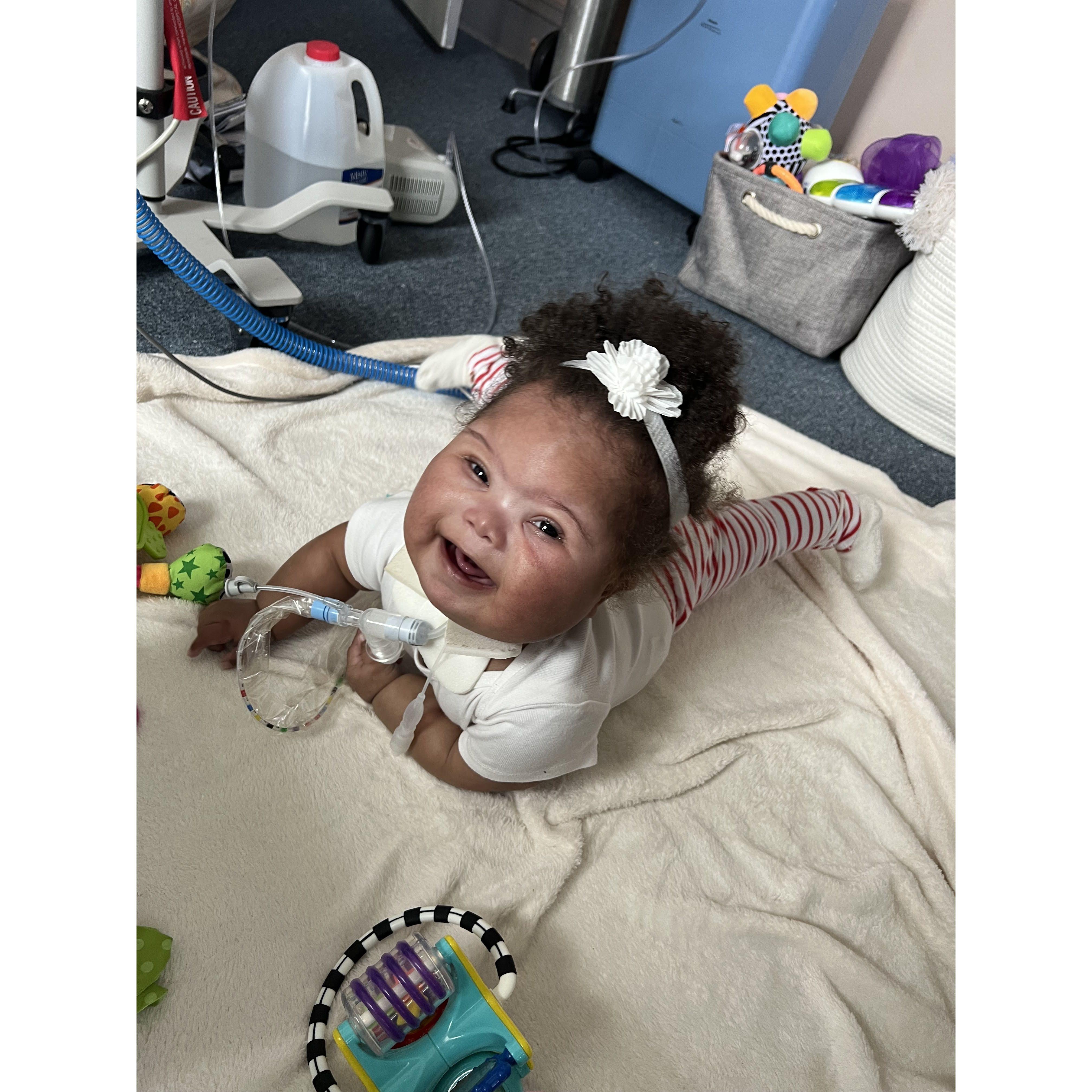 Our heart warrior babe!