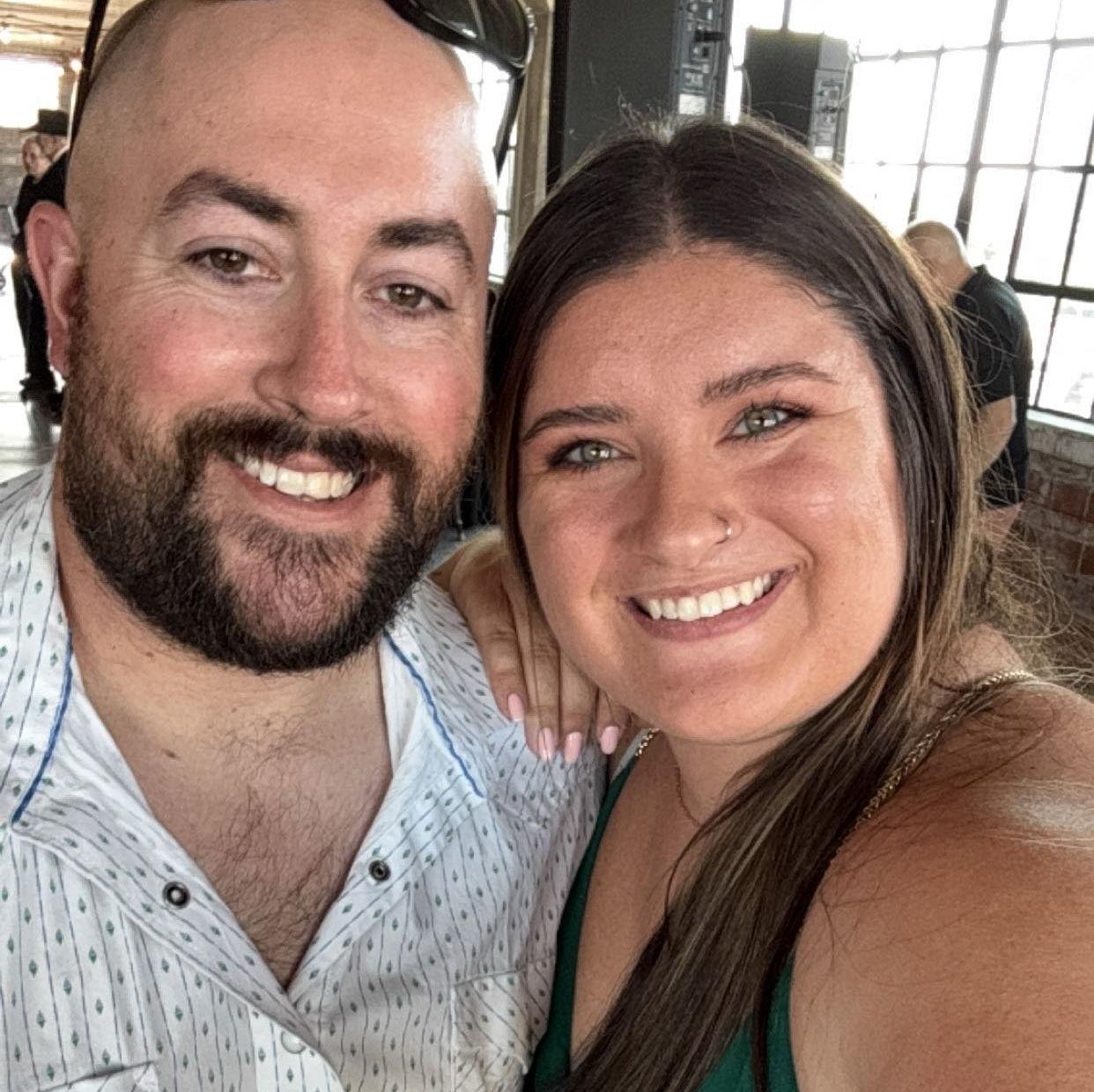 Good friends Autumn & Kyles wedding