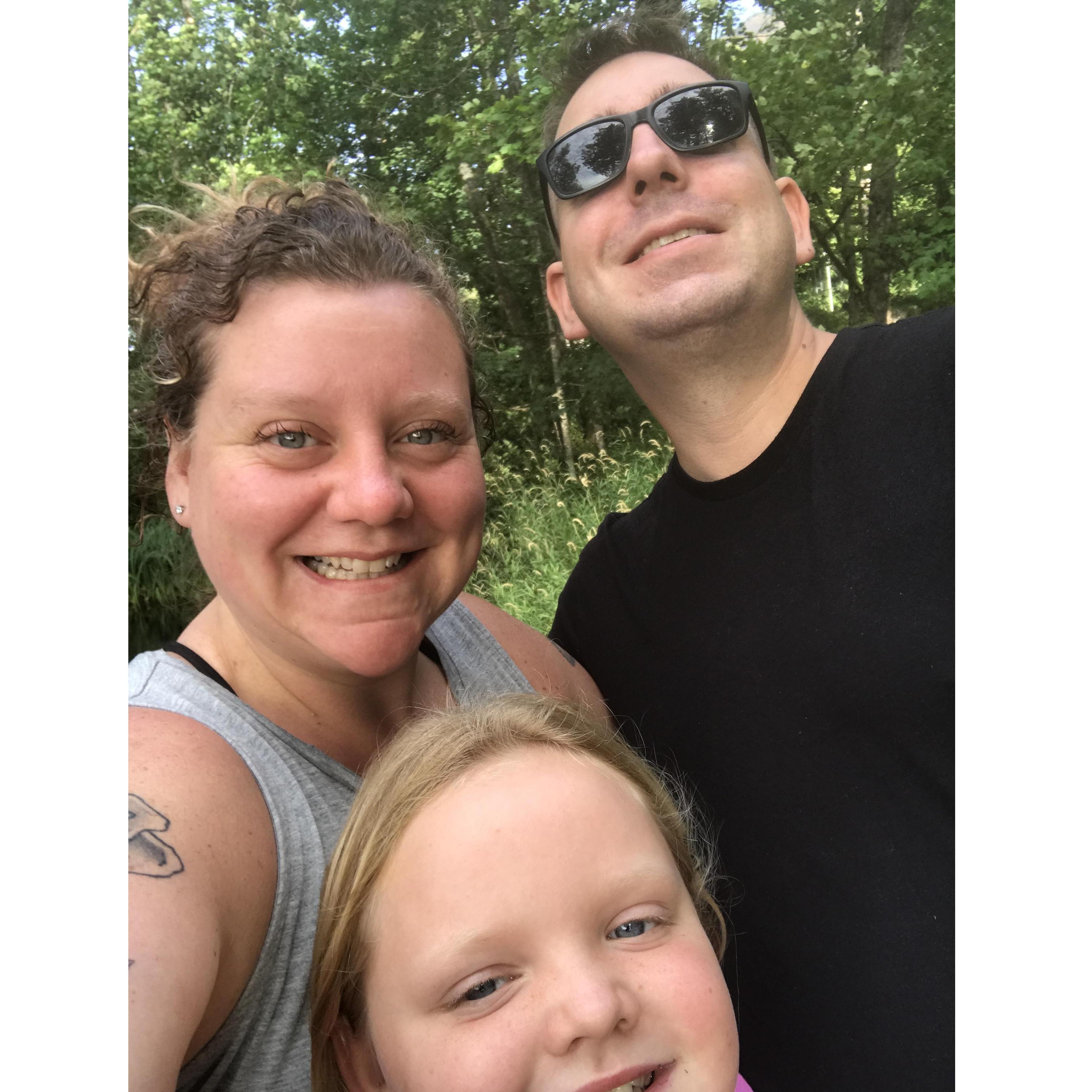 Our family, adventuring as we love to do.