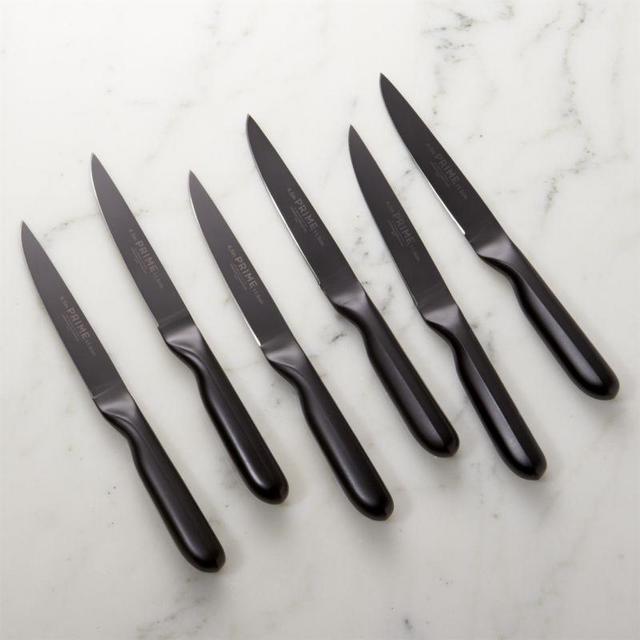 Prime ™ by Chicago Cutlery ® Black Oxide 6-Piece Steak Knife Set