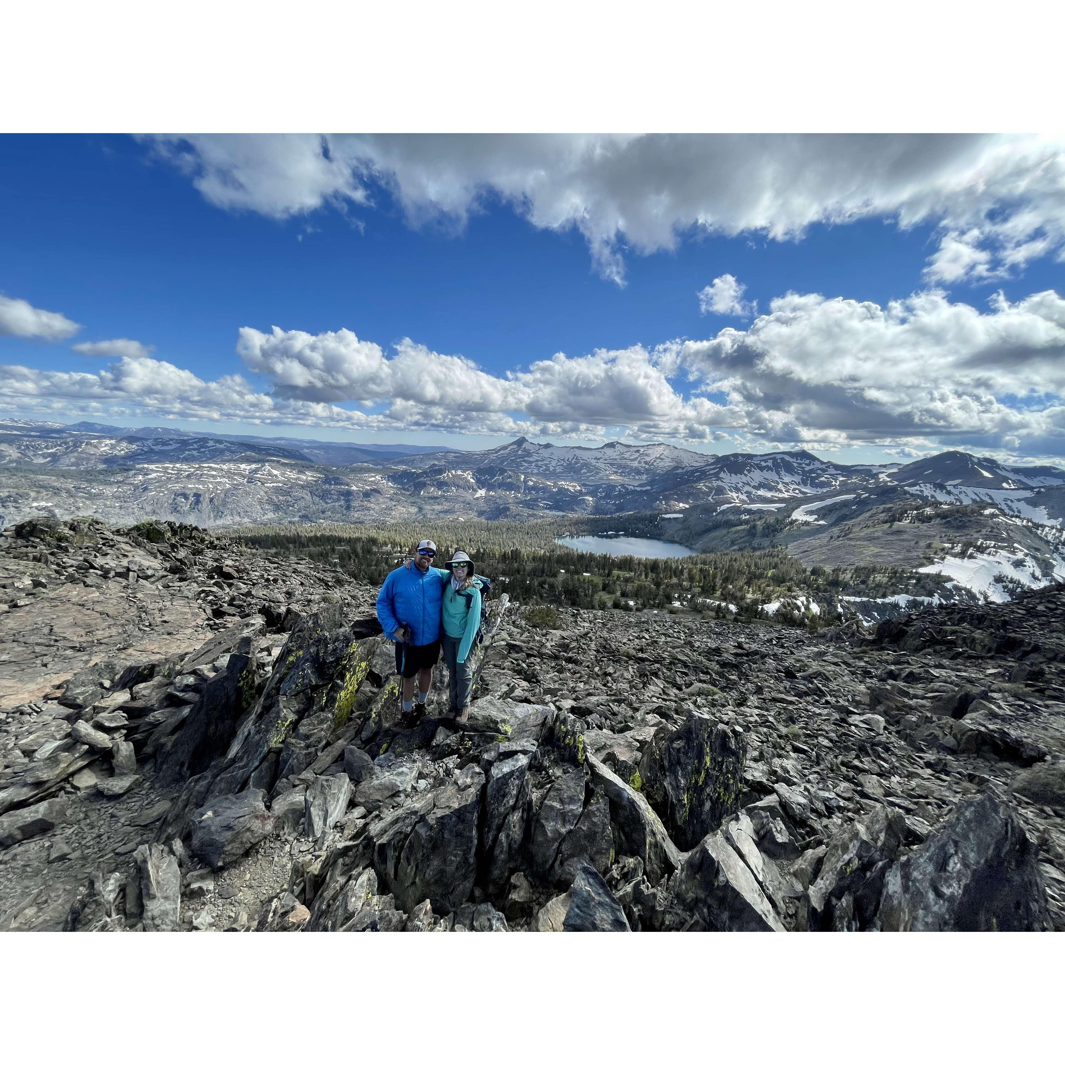 View of Desolation Wilderness from Mount Tallac
