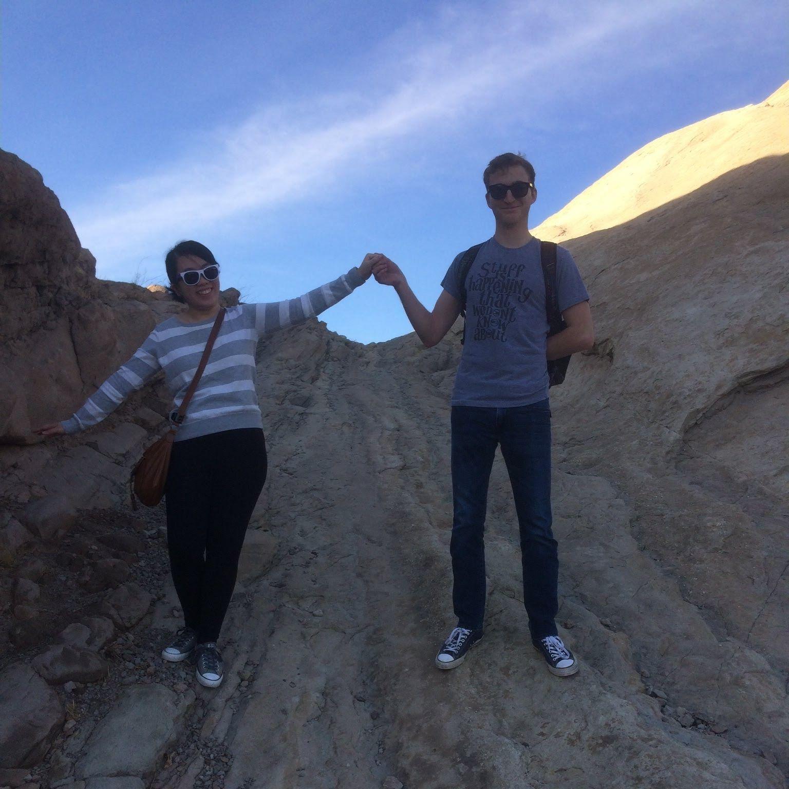 January 2018: at the Vasquez Rocks