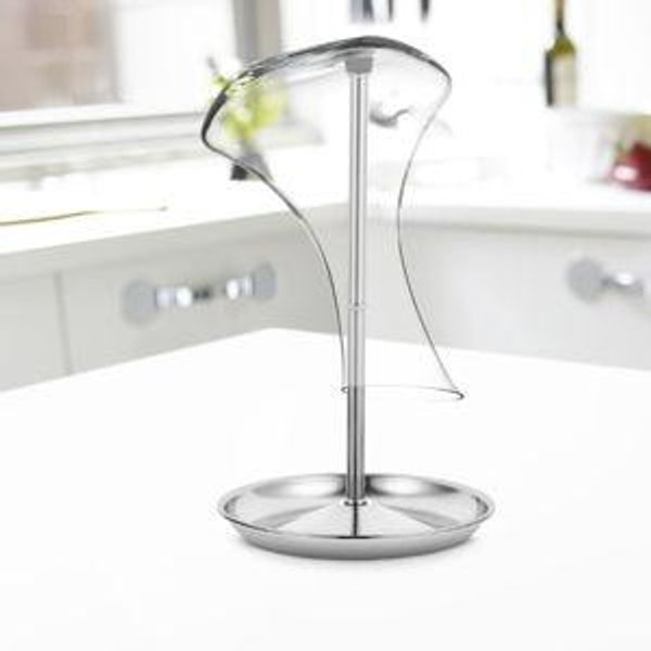 Wine Decanter Drying Rack with Drip Tray Stable Holder for Neat Storage and Quick Drying 12.20X6.69X6.69In Ideal for Home Bar and Kitchen