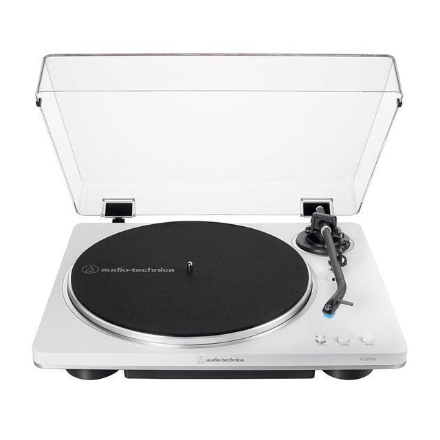 Audio-Technica AT-LP70X Automatic Turntable (White/Silver)