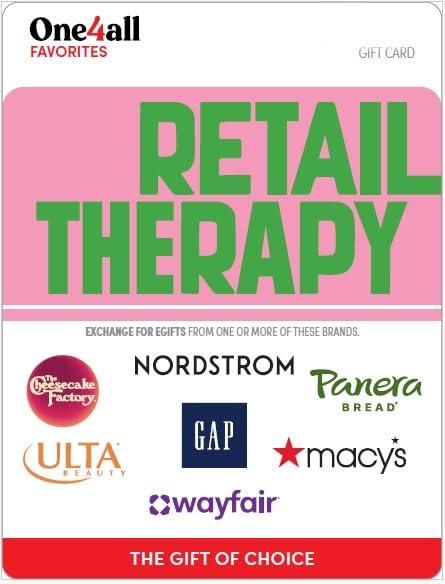 Multi-Brand Choice Cards Retail Therapy Gift Card $50