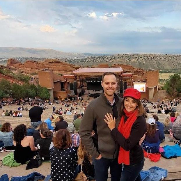 Red Rocks - the night we got engaged! Old Dominion couldn't have been better.