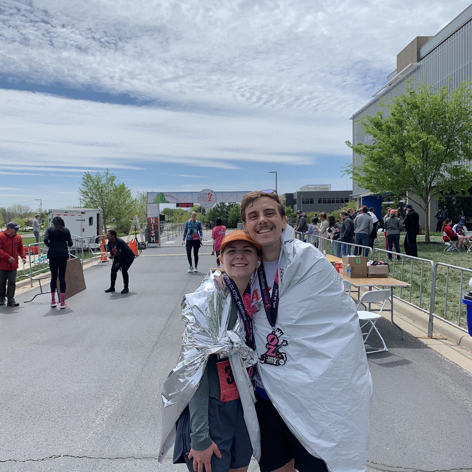 We ran a marathon!!!