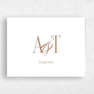 White Wedding Thank You - Kellan Landscape