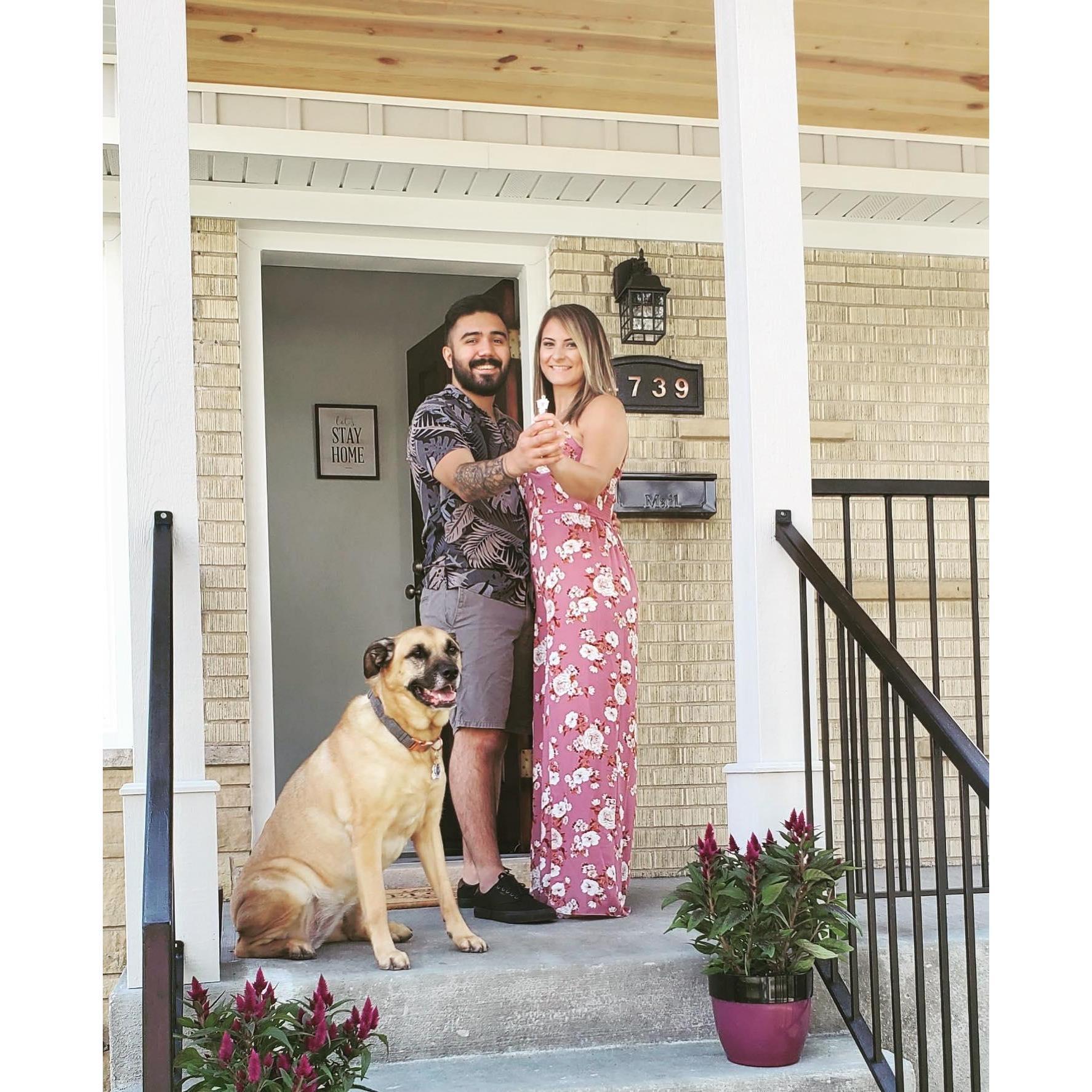 We purchased a home in August of 2020