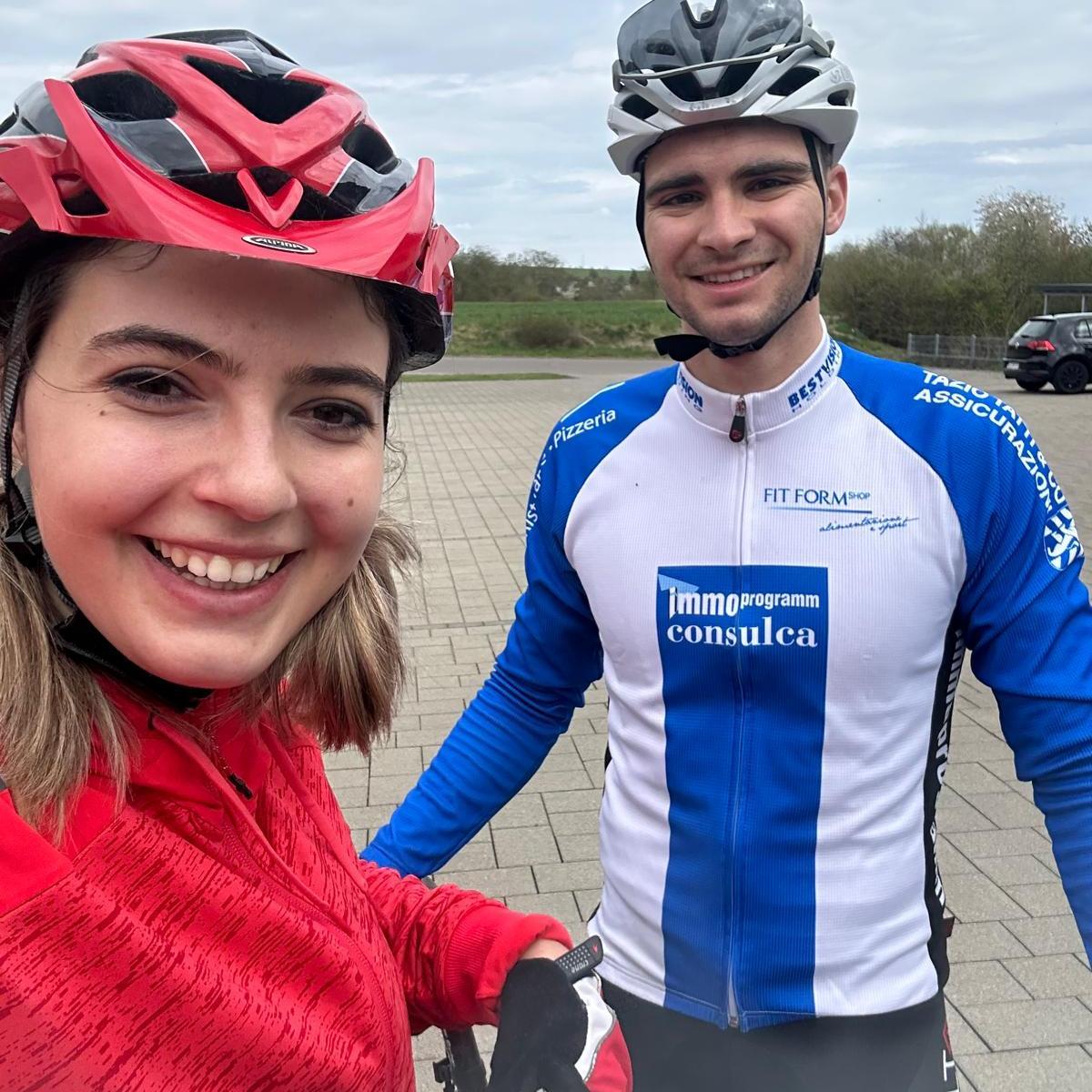 Biking and training hard :D