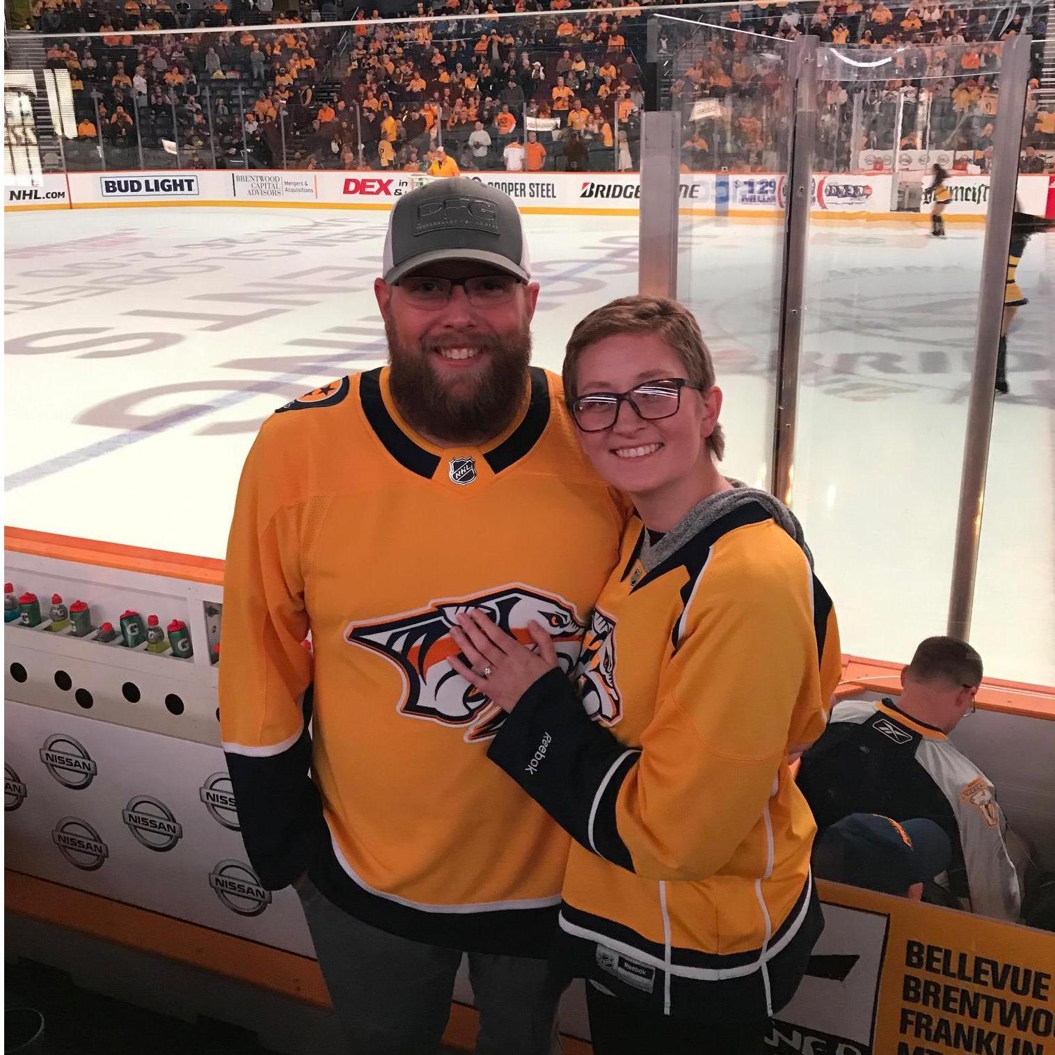 Just after we got engaged!