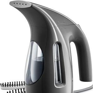 HiLIFE Steamer for Clothes, Portable Handheld Design, 240ml Big Capacity, 700W, Strong Penetrating Steam, Removes Wrinkle, for Home, Office(ONLY FOR 120V)-Black