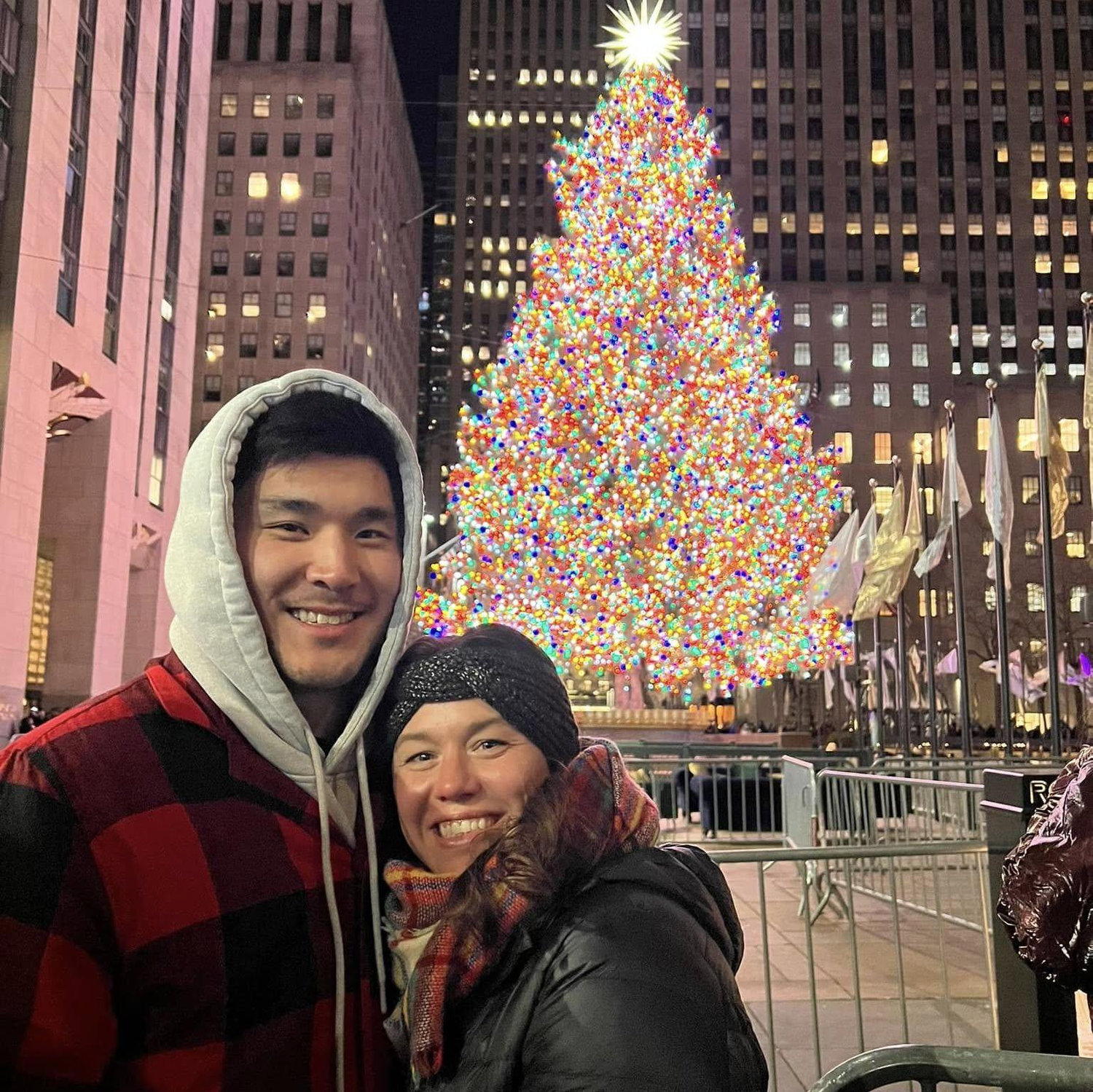 Our first visit to New York City during Christmas time to enjoy the tree at Rockefeller Center.
