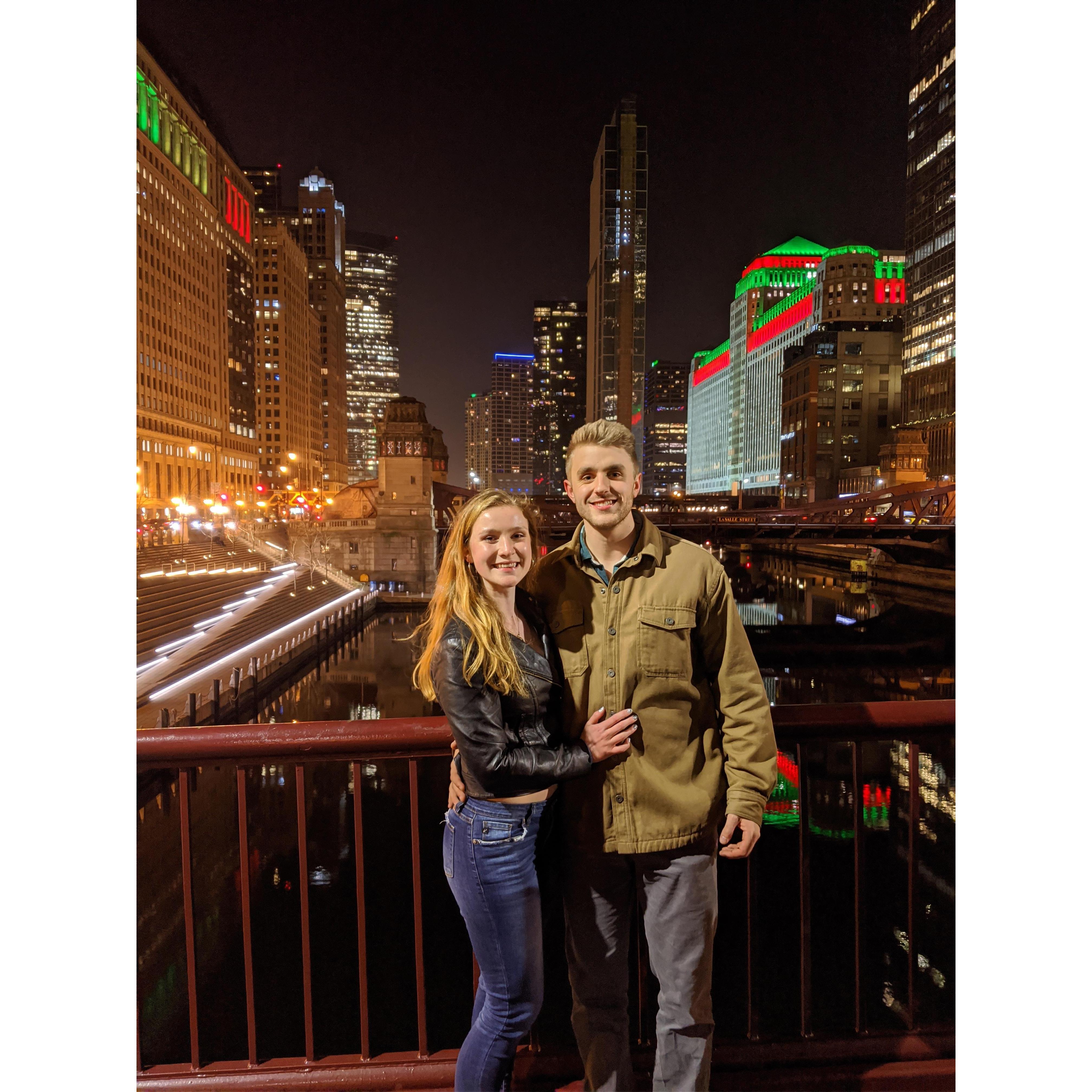 One of our first pictures together! Chicago 2019