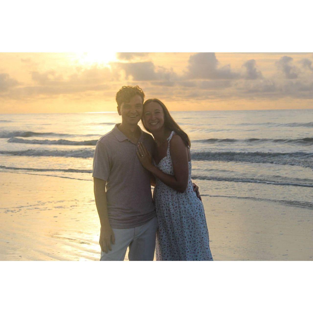 We got engaged on July 4th, 2024!