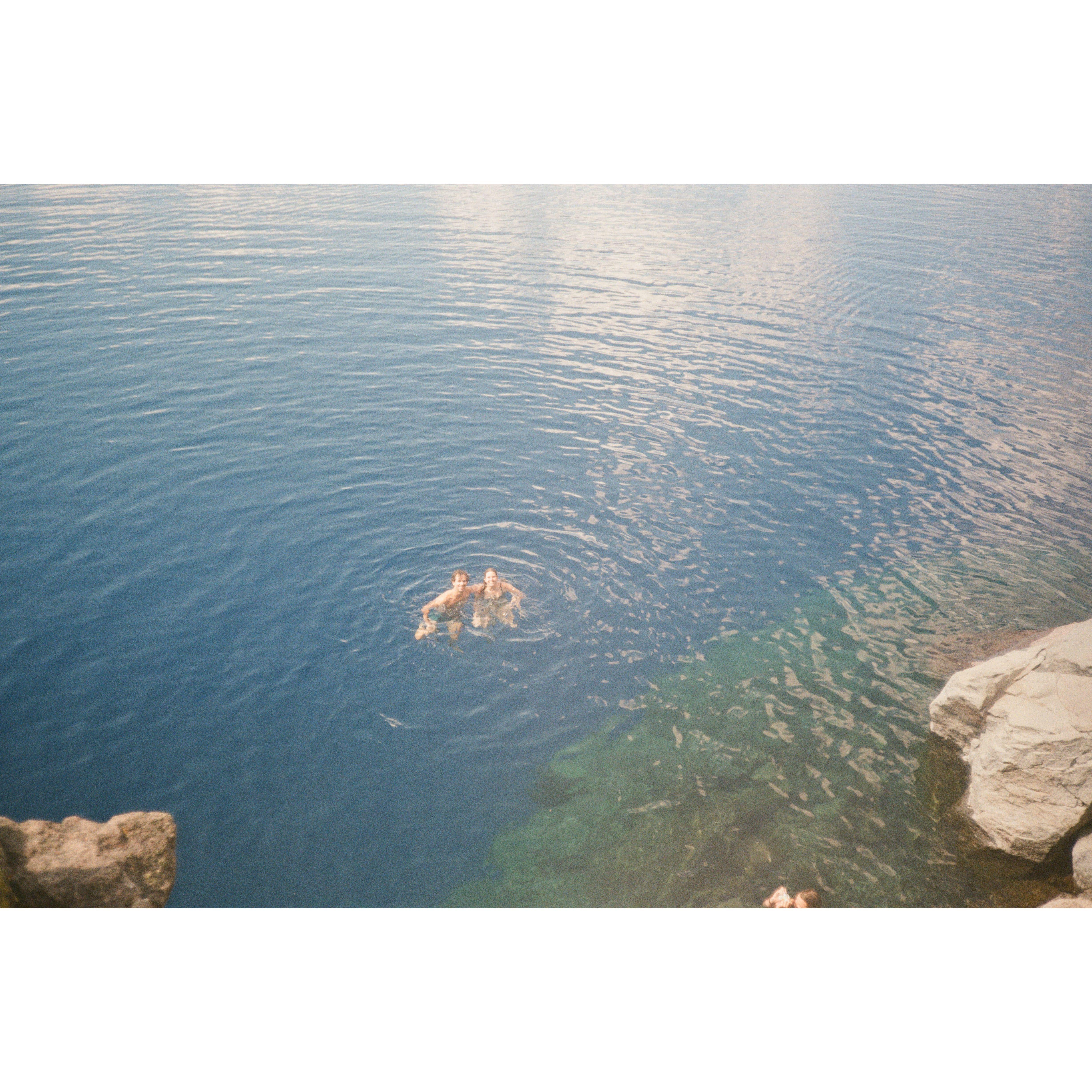 Swimming in Crater Lake