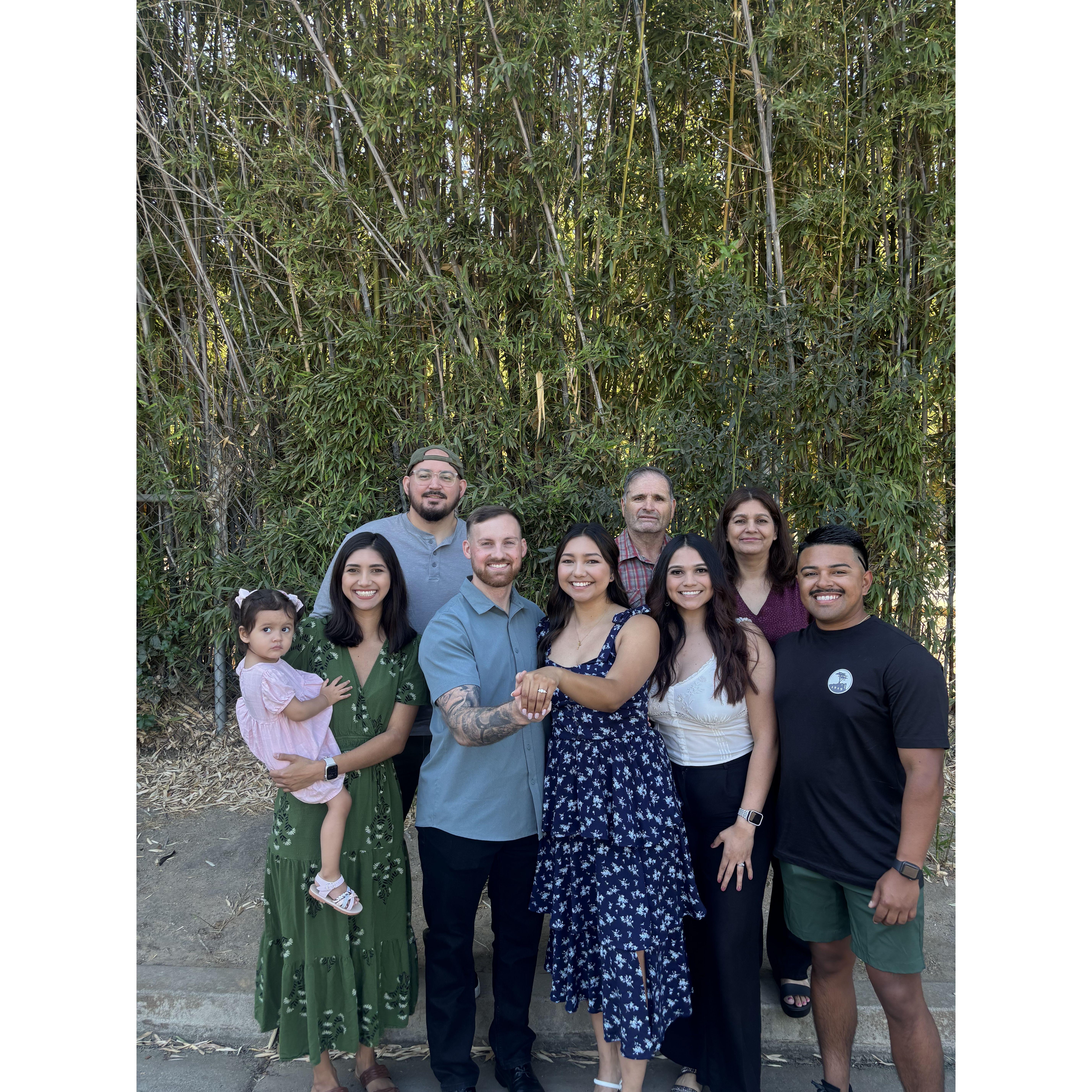 Proposal Day with Bri's Family
