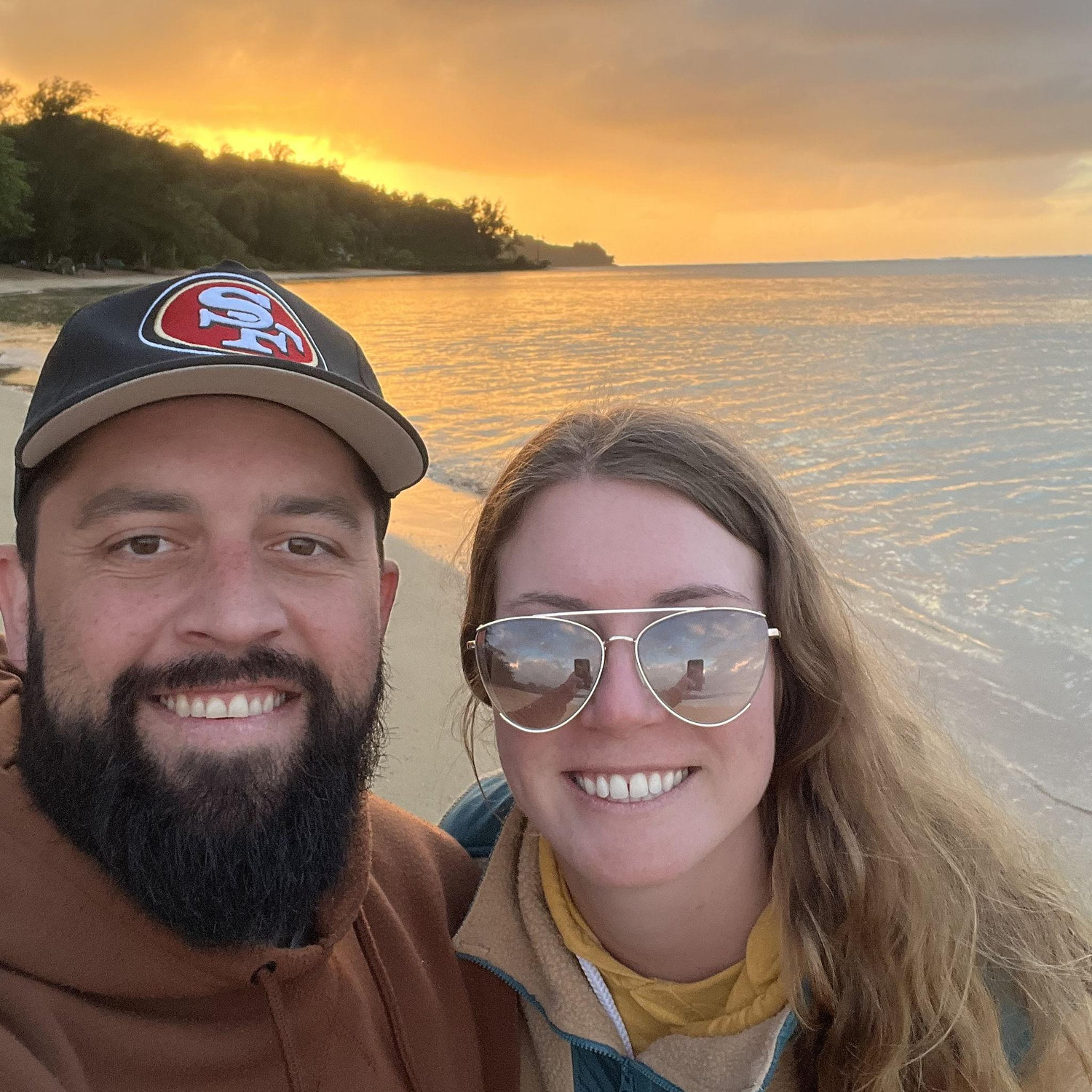 Sunset in Anini Beach