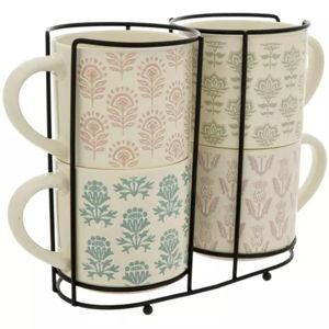 Floral Block Print Mug Set | Hobby Lobby | 2522696